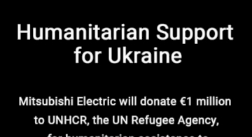 Наші партнери підтримують Україну ! Допомога від Mitsubishi Electric.