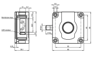 Ультразвуковий Датчик UB2000-F42-I-V15