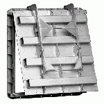 Затвори RC для відкритого потоку з прямокутним затвором Orbinox