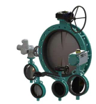 Ручки і ручні редуктори (InterApp) для керування дисковими поворотними клапанами