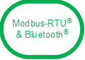Modbus-RTU®& Bluetooth®